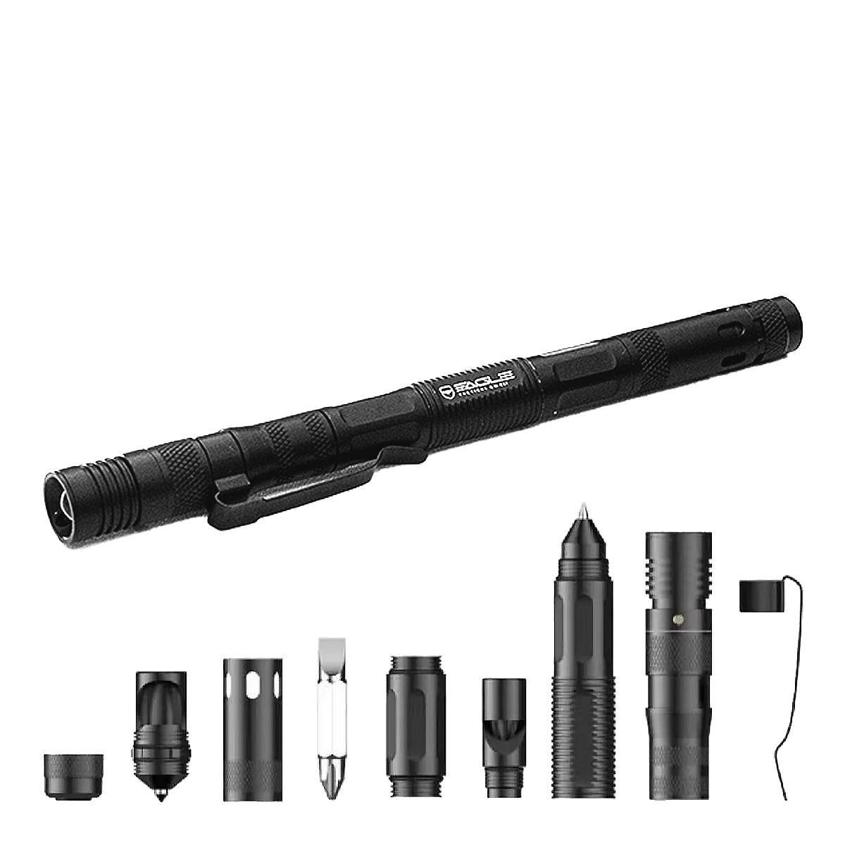 Caneta Tática GM-017 com Lanterna 100 Lúmens - Eagle Tactical
