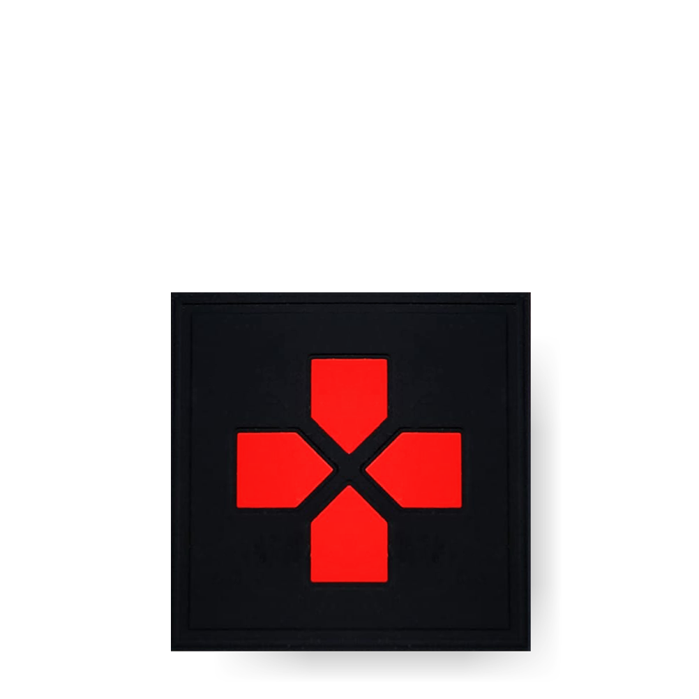 PATCH DE IDENTIFICAÇÃO FIRST AID VERMELHO