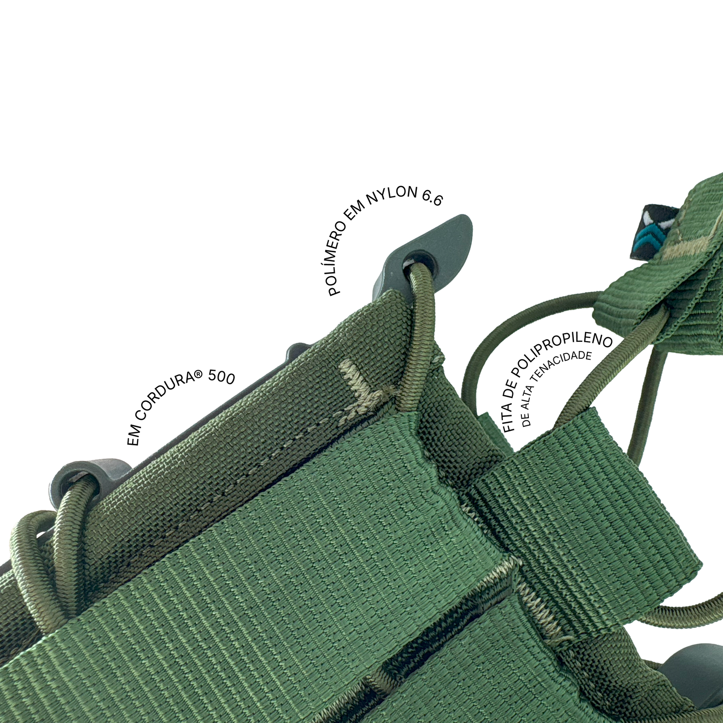 PORTA CARREGADOR DE FUZIL MOLLE X1 / FAST MAG M4 & AK