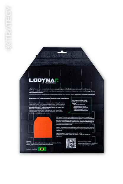 REDUCTOR DE TRAUMA BALÍSTICO 10"×12" - LODYNA 