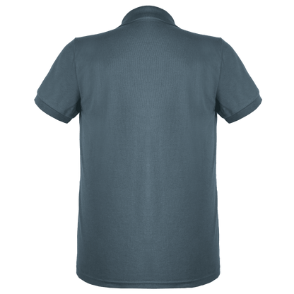 POLO TÁCTICO CON ESCUDO BORDADO - GRIS