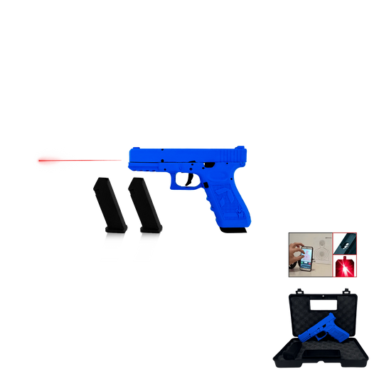 BLUE GUN PISTOLA G17 LASER - N.ENGENHARIA
